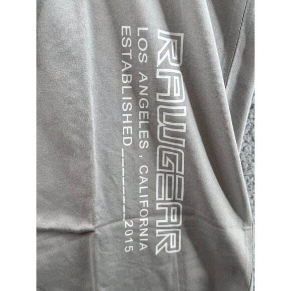 Rawgear Mens Gray Graphic T-Shirt Size L NWT - Picture 2 of 6